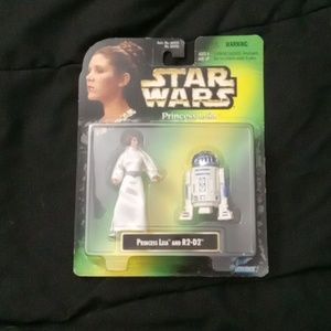 NIP Kenner Princess Leia and R2-D2 set